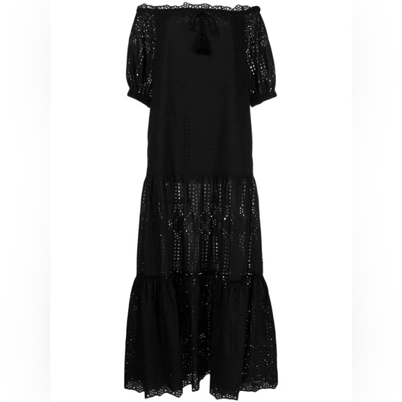 ERMANNO FIRENZE black maxi dress (US 10) - Picture 2 of 4